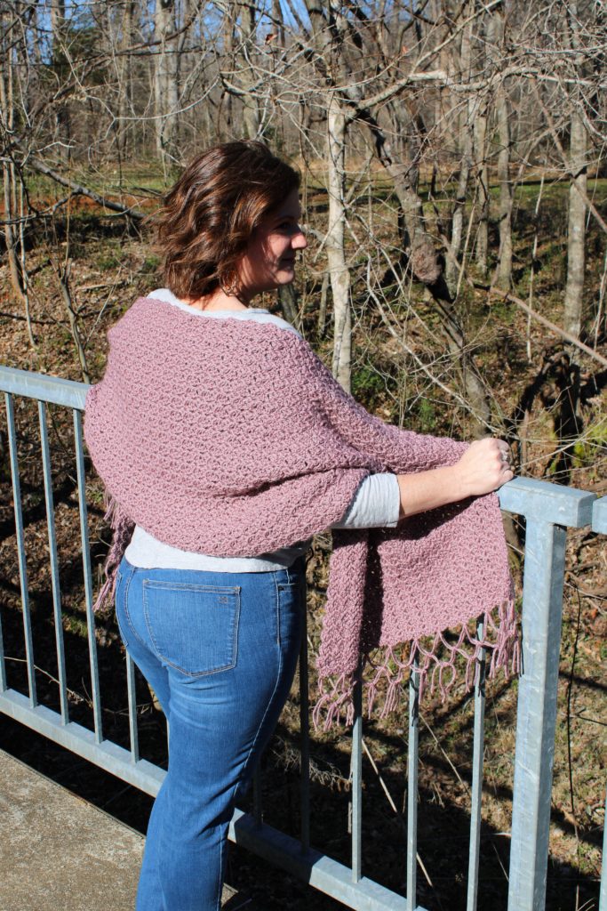 Crochet Spring Wrap – The Peony Wrap - Mason Jar Yarn Designs