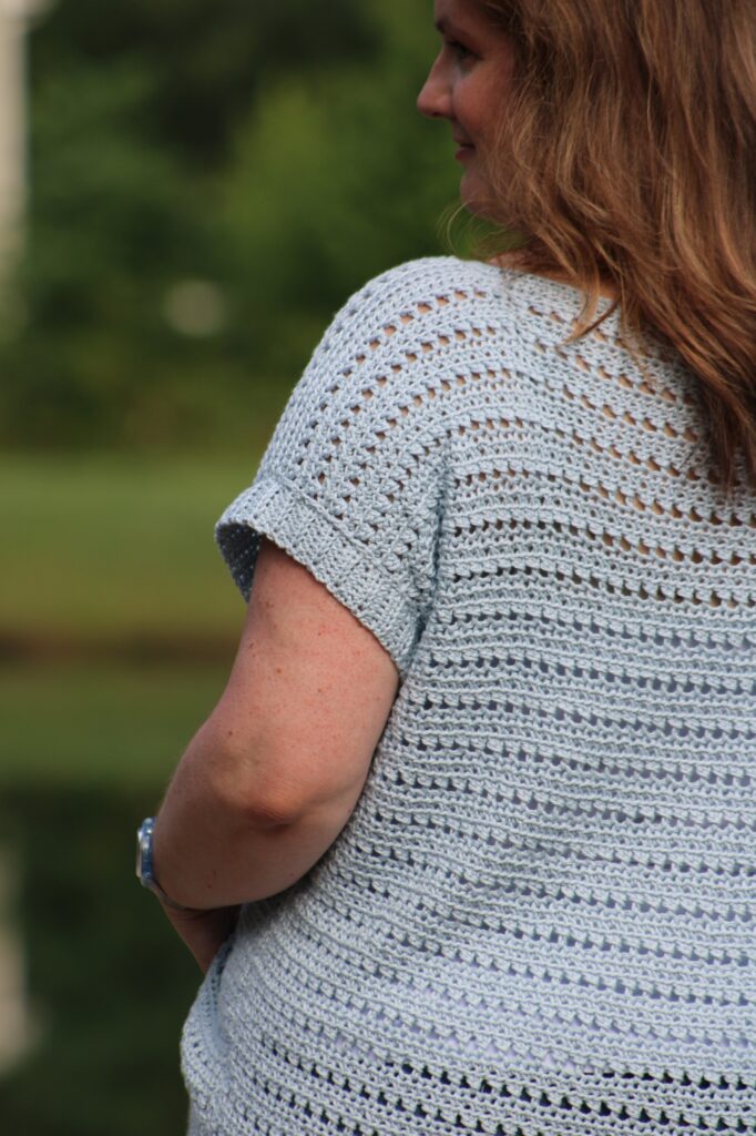 Lightweight Crochet Top - The Clarity Top - Mason Jar Yarn Designs